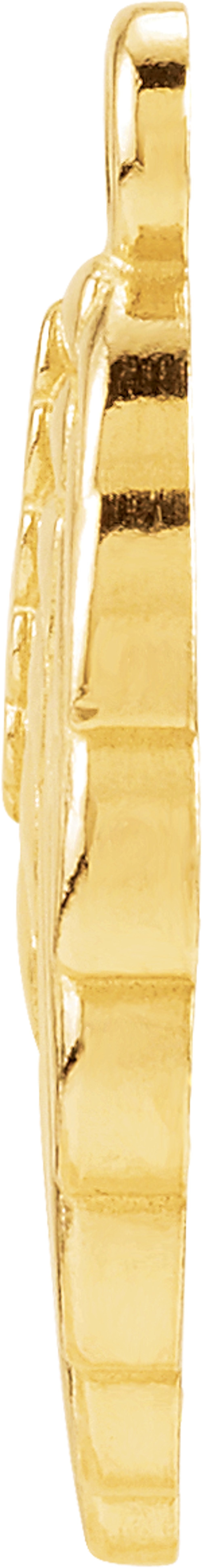 14K Yellow Gold Posh Mommy® Angel Wing Dangle