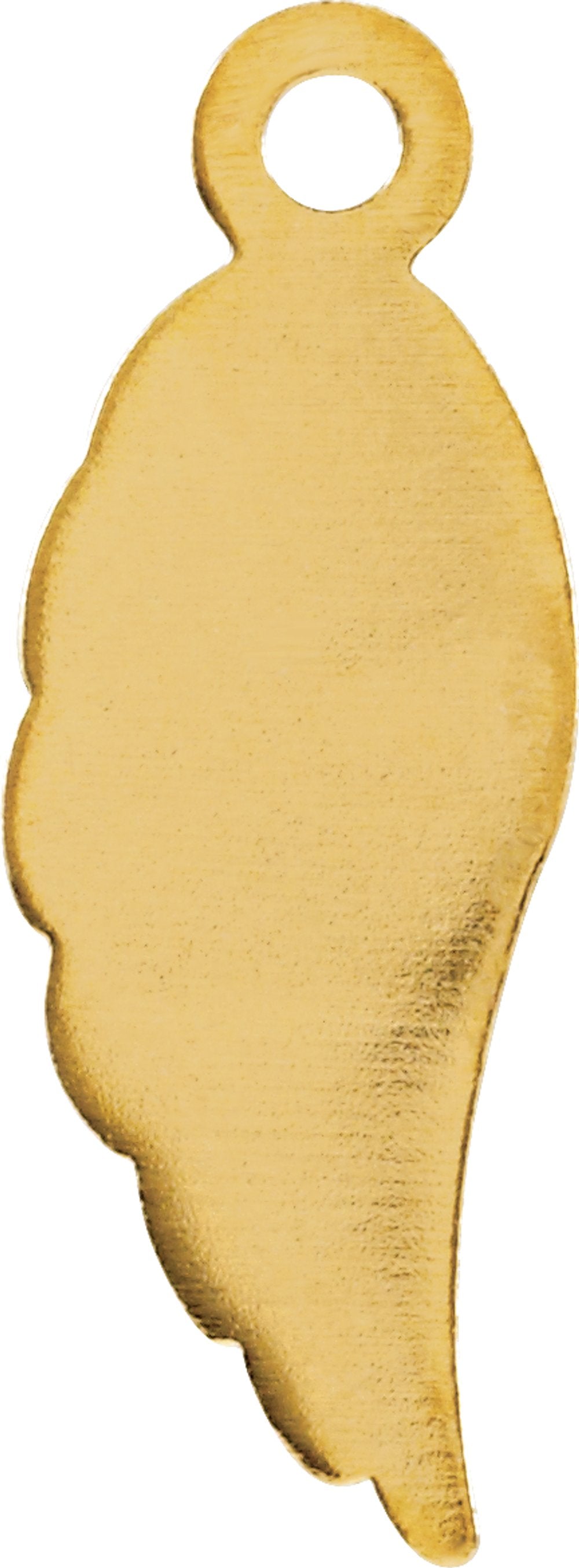 14K Yellow Gold Posh Mommy® Angel Wing Dangle