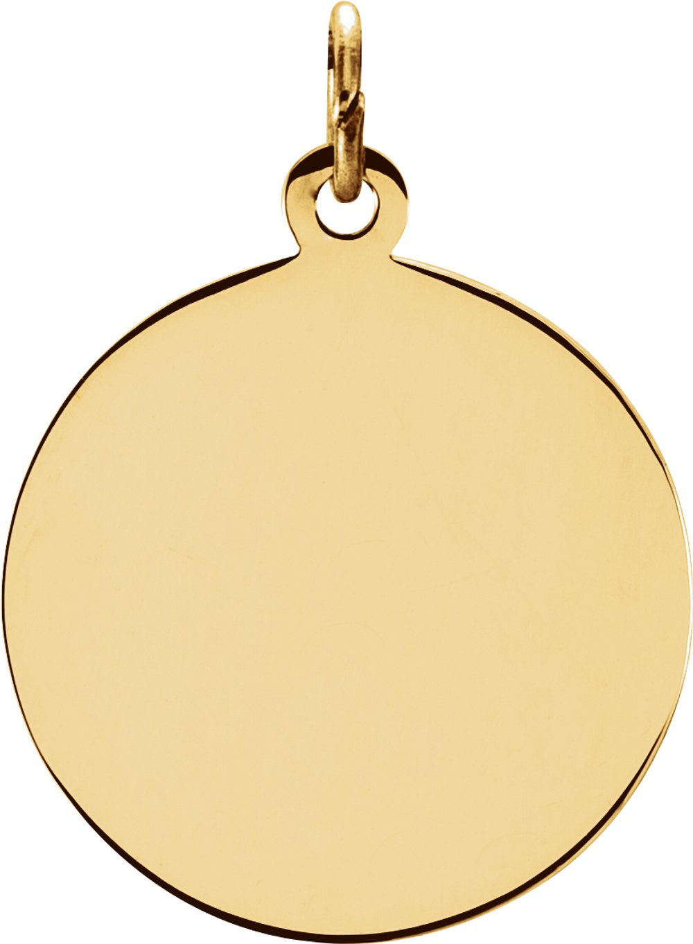 14K Yellow 18 mm Round St. Peregrine Medal
