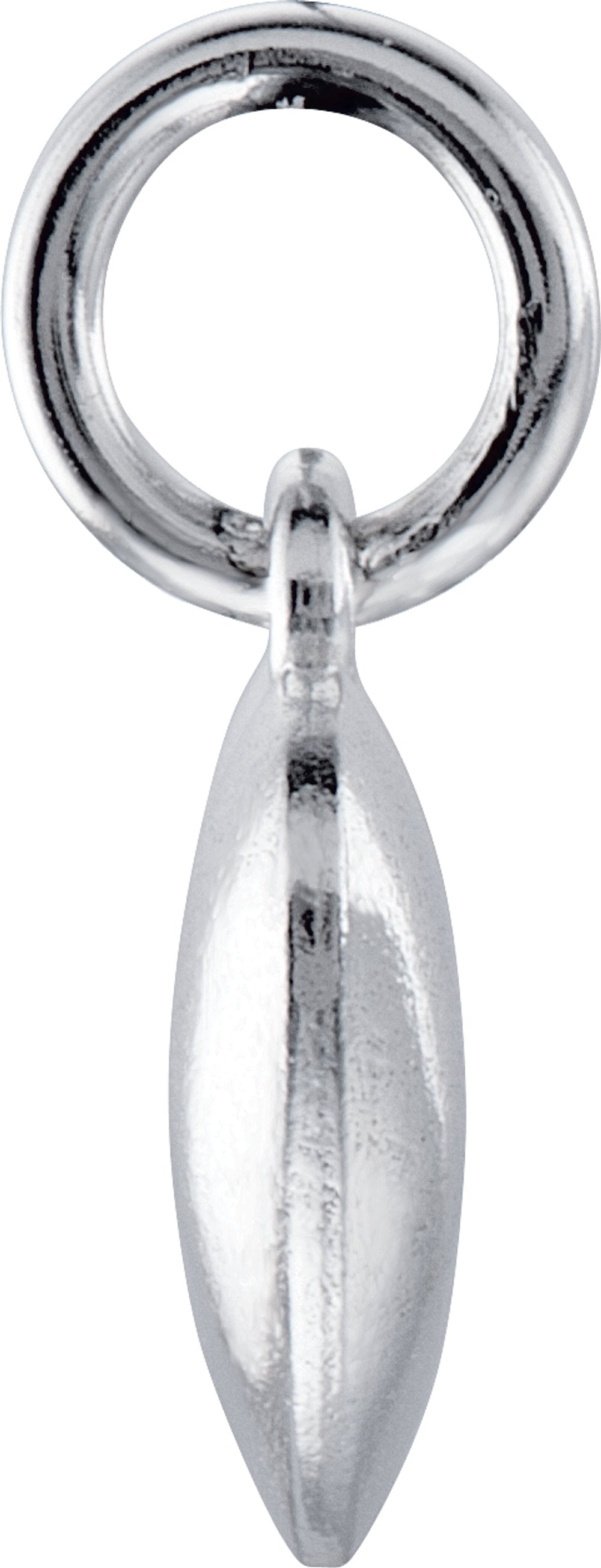 Sterling Silver Posh Mommy® Puffed Heart Charm/Pendant