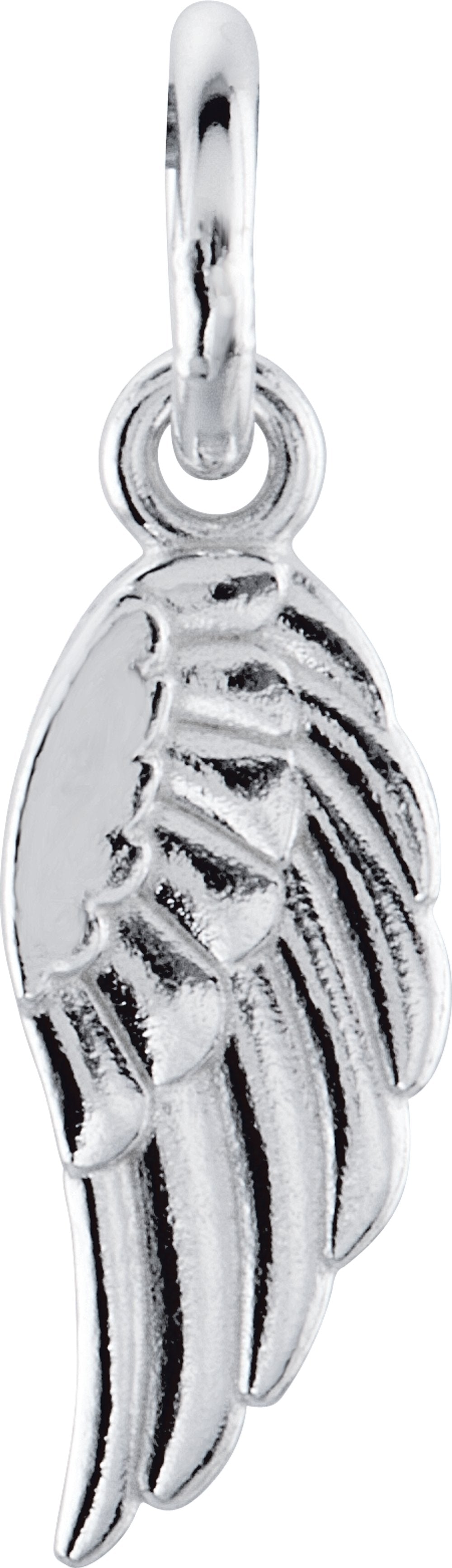 14K White Gold Posh Mommy® Angel Wing Charm/Pendant