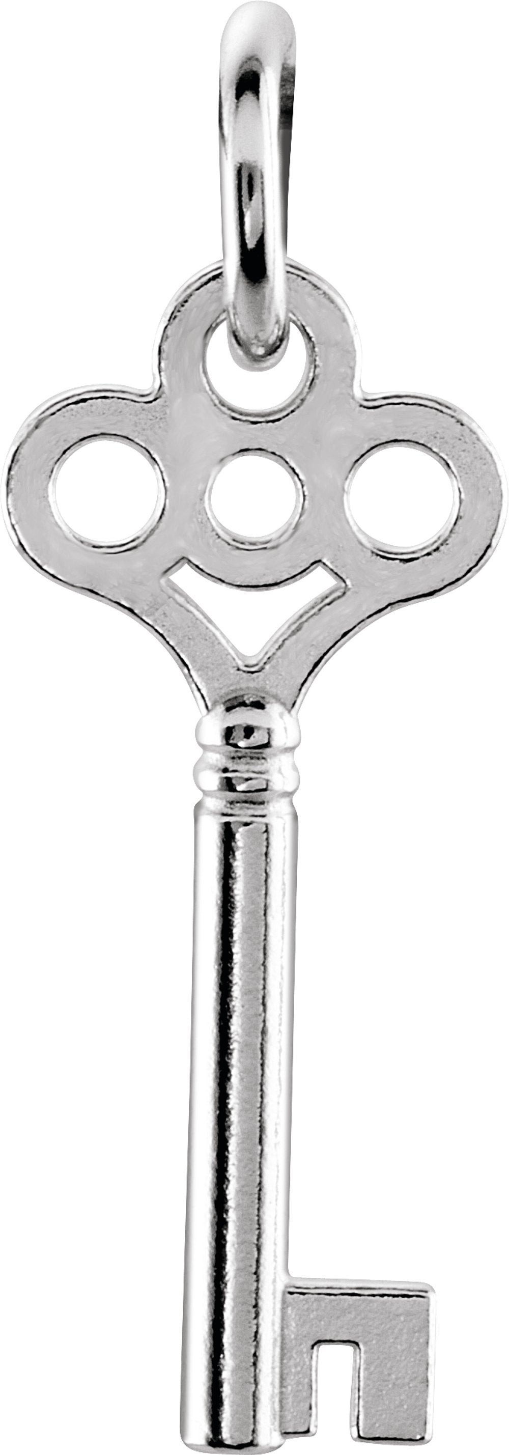 Sterling Silver Posh Mommy® Key Charm/Pendant