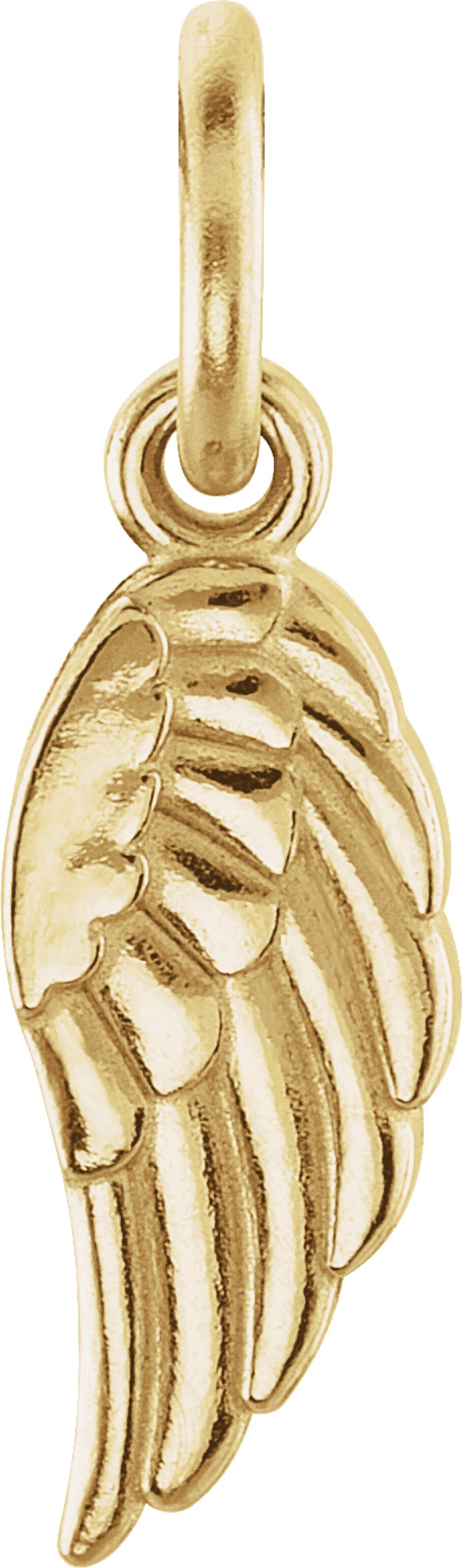 14K Yellow Gold Posh Mommy® Angel Wing Charm/Pendant