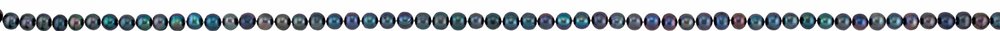 8-8.5 mm Cultured Black Freshwater Pearl 72" Rope Necklace
