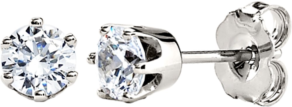 14K White Gold 1/2 CTW Natural Diamond Stud Earrings