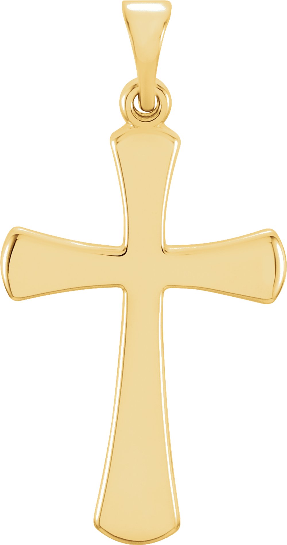 14K Yellow Gold Cross Pendant