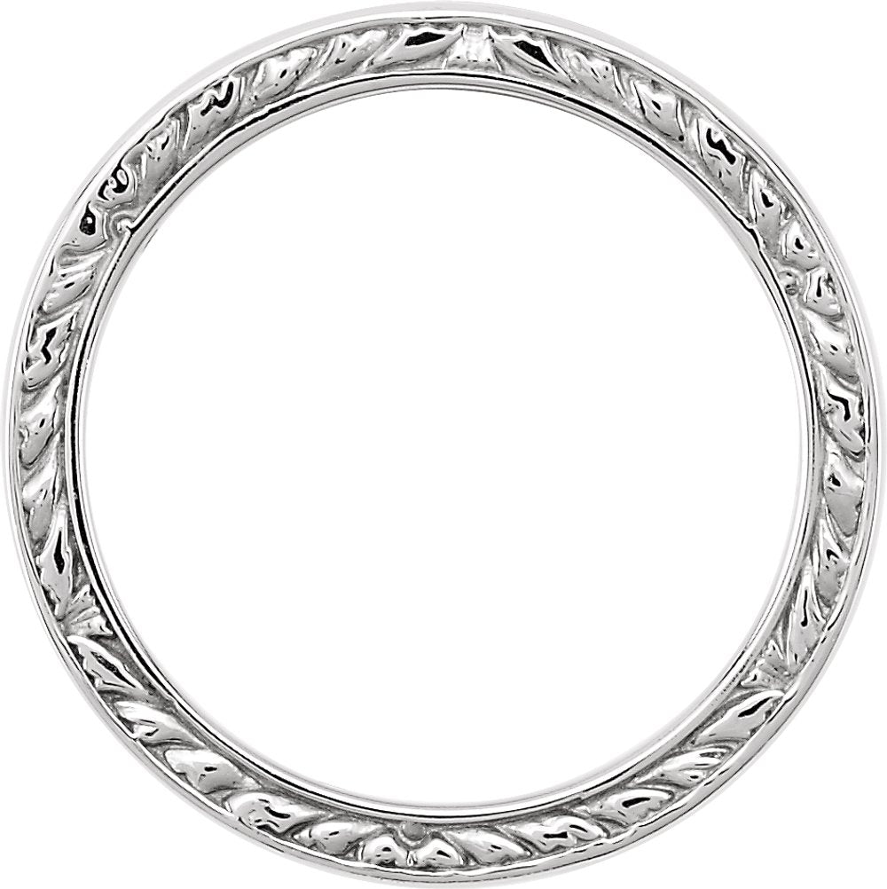 14K White Band Size 5.5