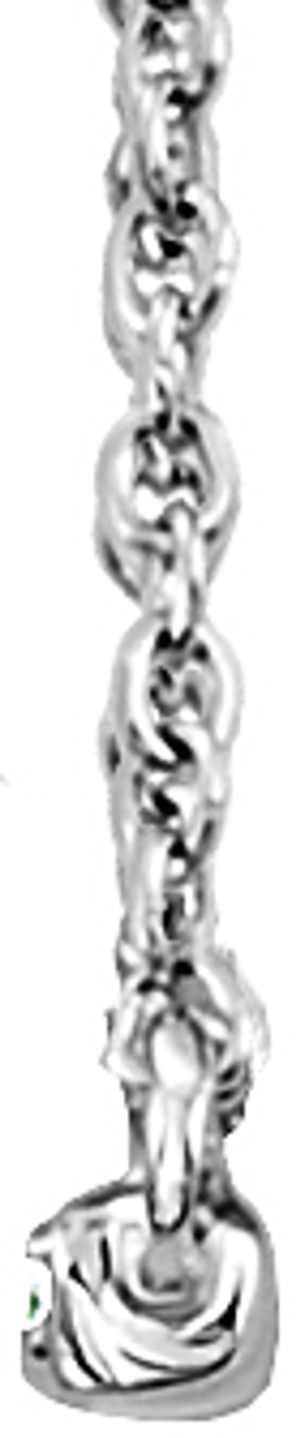 14K White Gold 1/6 CTW Lab-Grown Diamond Bar 16-18" Necklace