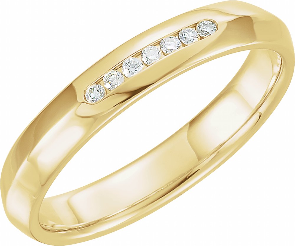 14K Yellow 1.5 mm Comfort-Fit Knife Band Mounting Size 8