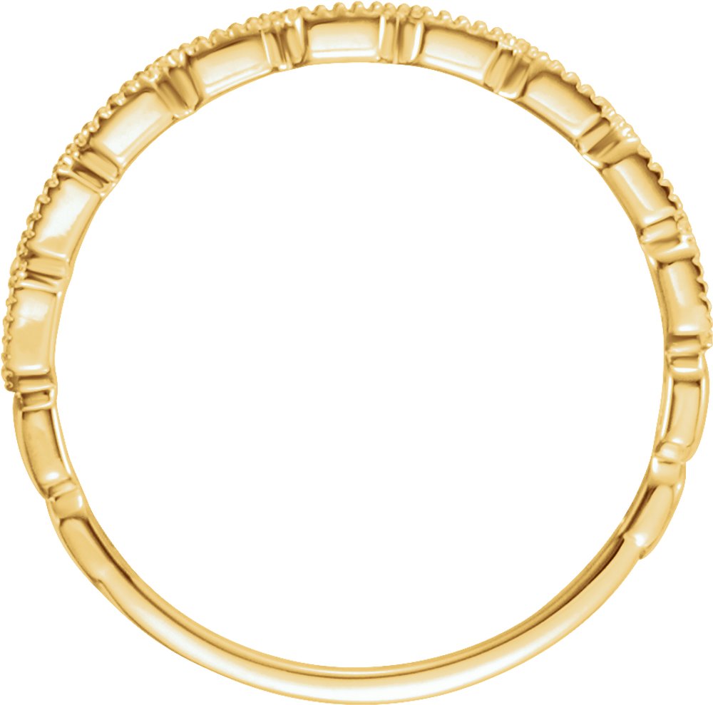 14K Yellow Gold .08 CTW Natural Diamond Ring