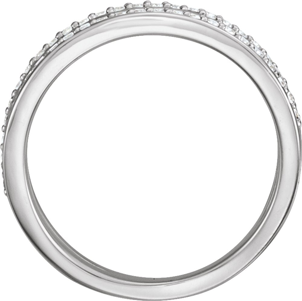 14K White Gold 1/4 CTW Natural Diamond Ring