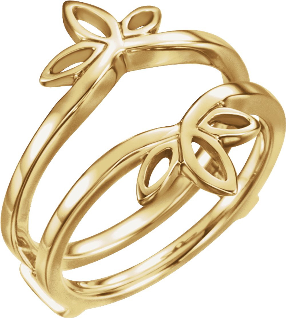 14K Yellow Ring Guard
