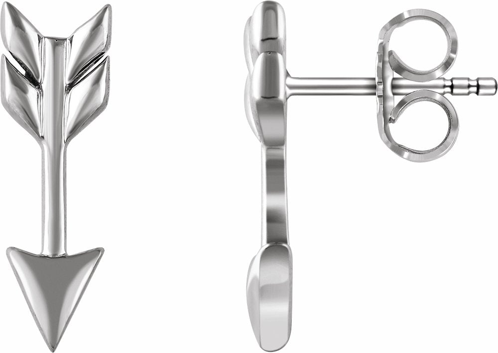 Sterling Silver Arrow Earrings
