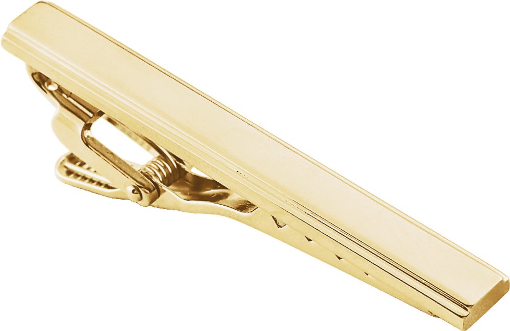 14K Yellow Gold-Plated Sterling Silver Tie Bar