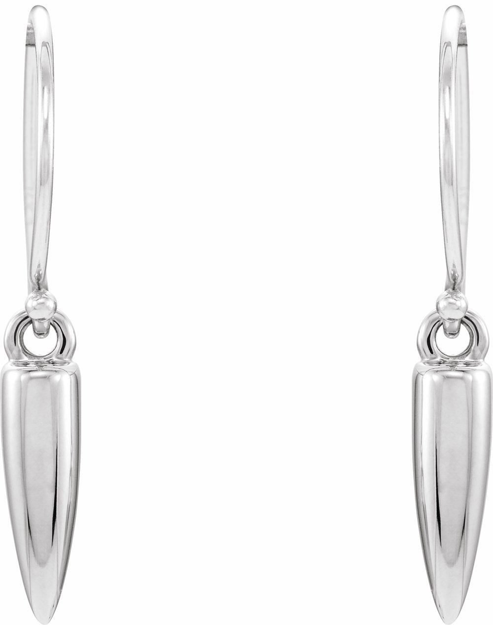 Sterling Silver Geometric Dangle Earrings