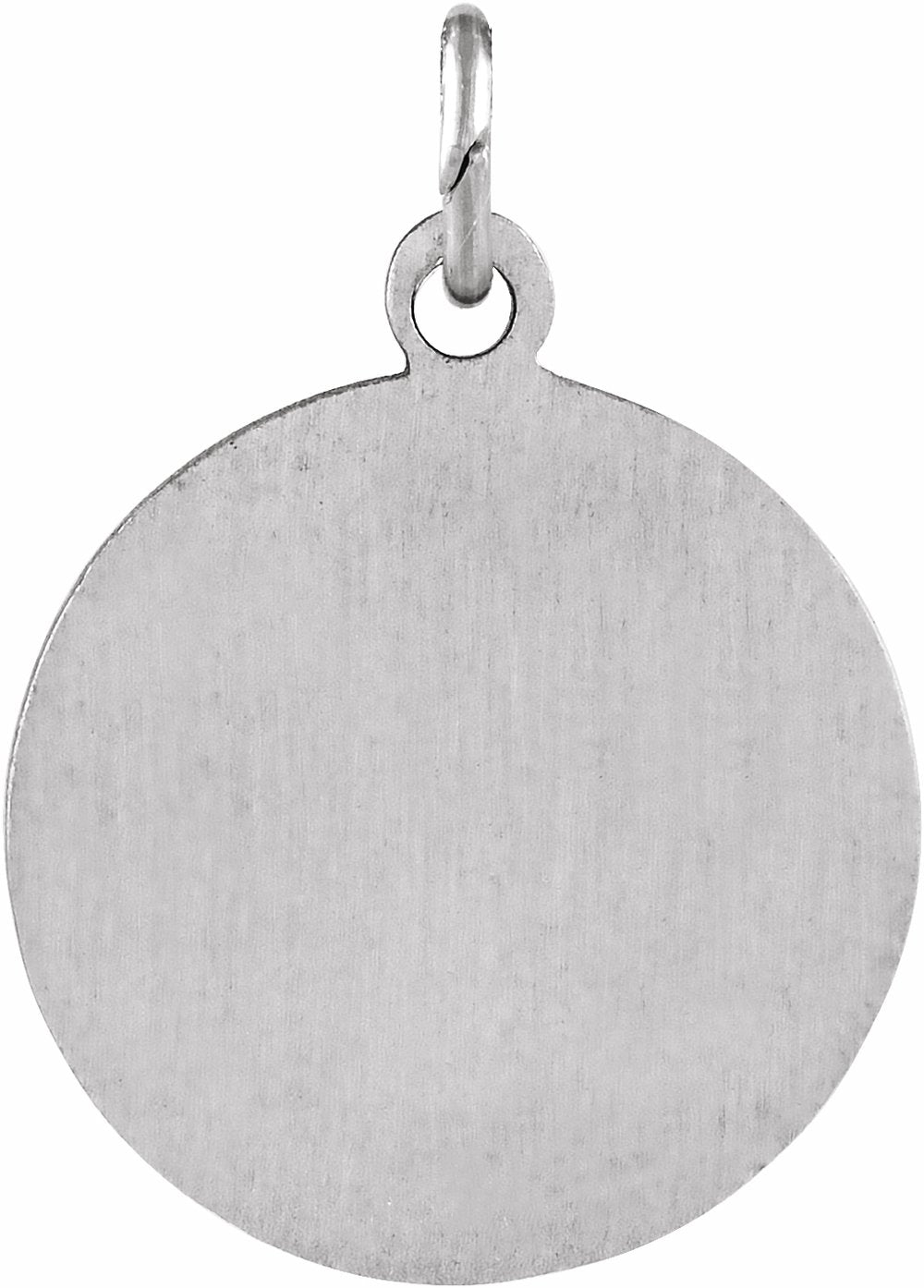 Sterling Silver 15 mm St. Barbara Medal