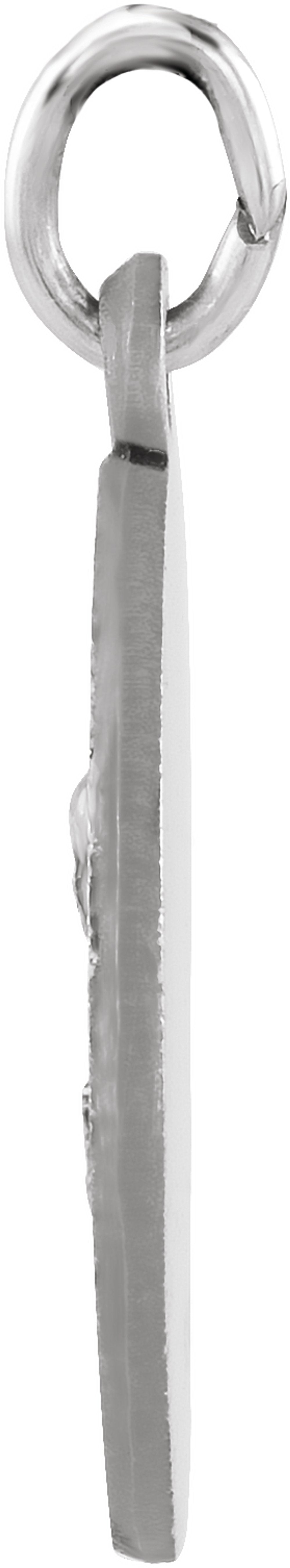 Sterling Silver 15 mm St. Barbara Medal