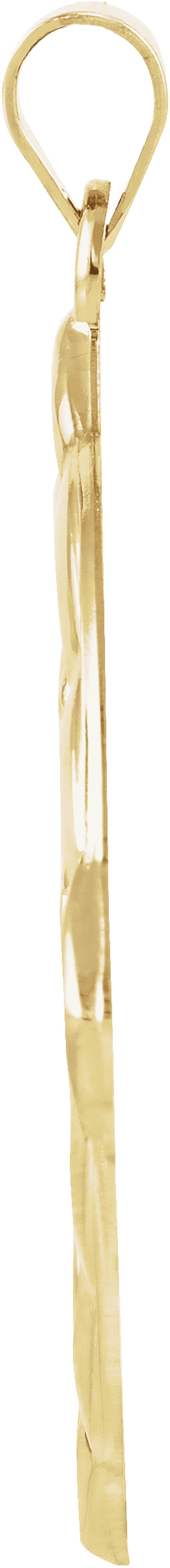 14K Yellow 31x31 mm St. Anthony of Padua Medal