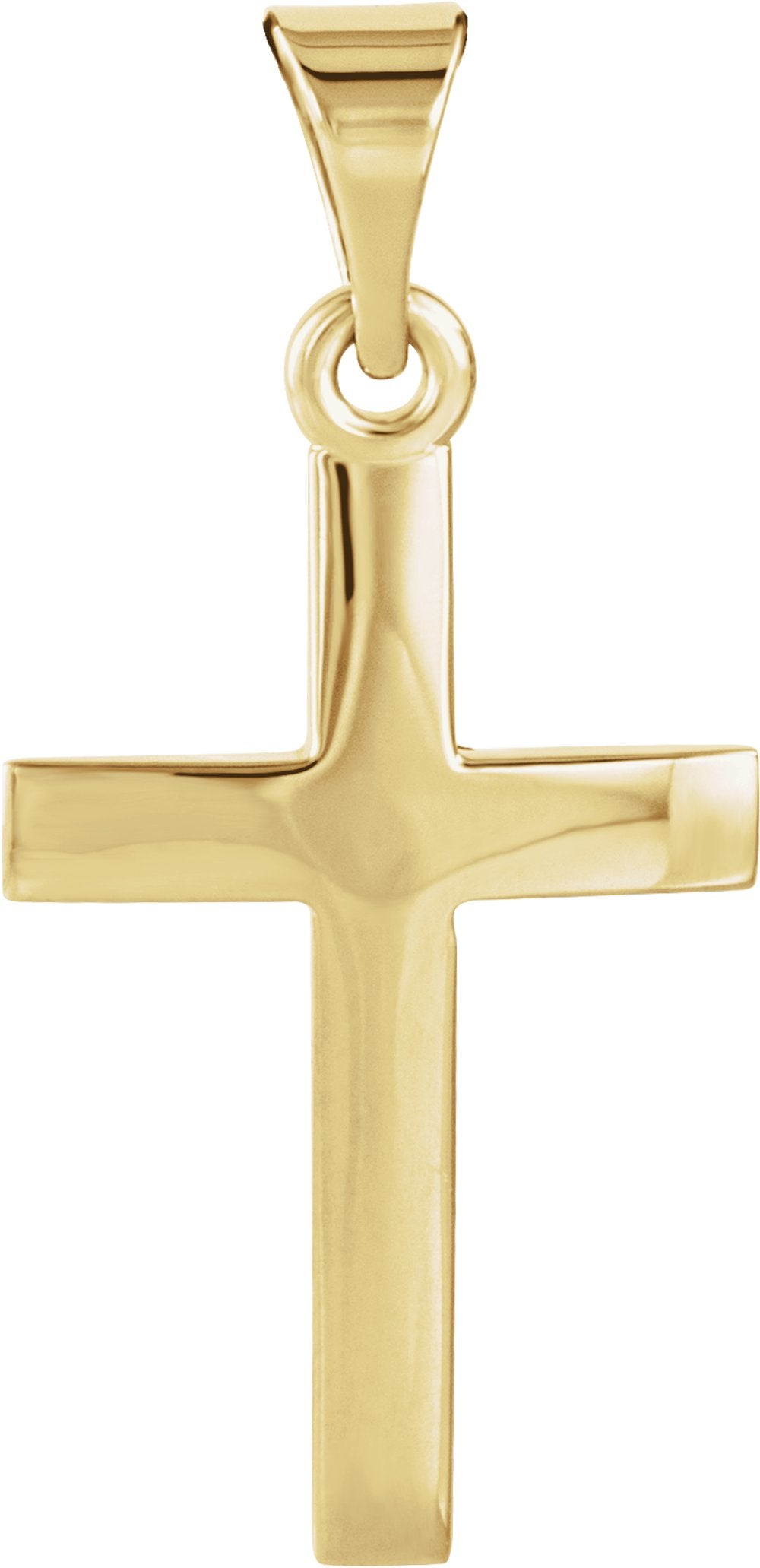 14K Yellow Gold Cross Pendant