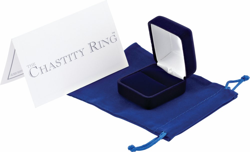 Sterling Silver Love Waits Chastity Ring