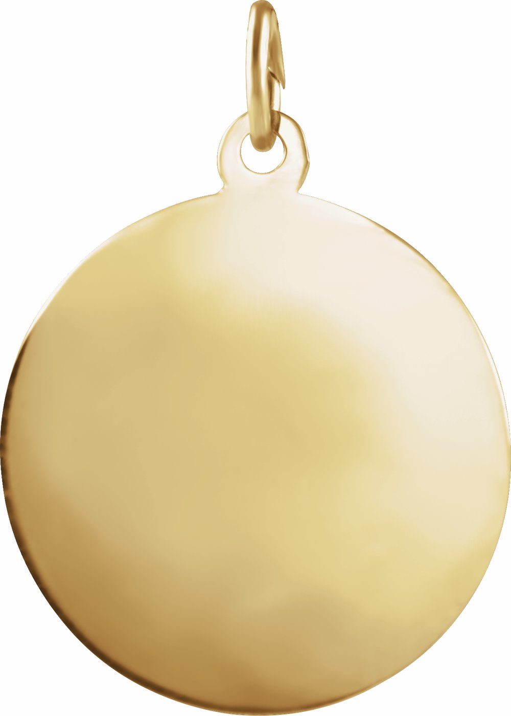14K Yellow 15 mm St. Anne Medal