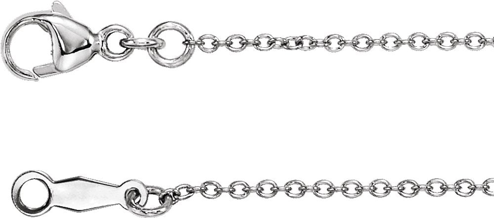 Platinum 1.2 mm Cable 16" Chain