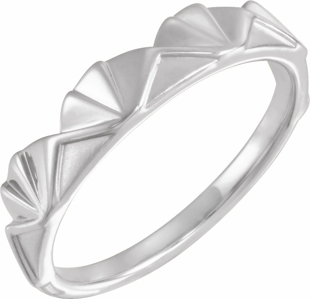 Sterling Silver Stackable Crown Ring