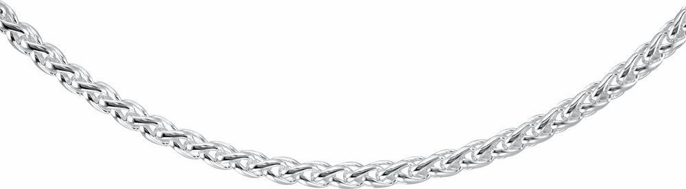 Sterling Silver Wheat 18" Chain