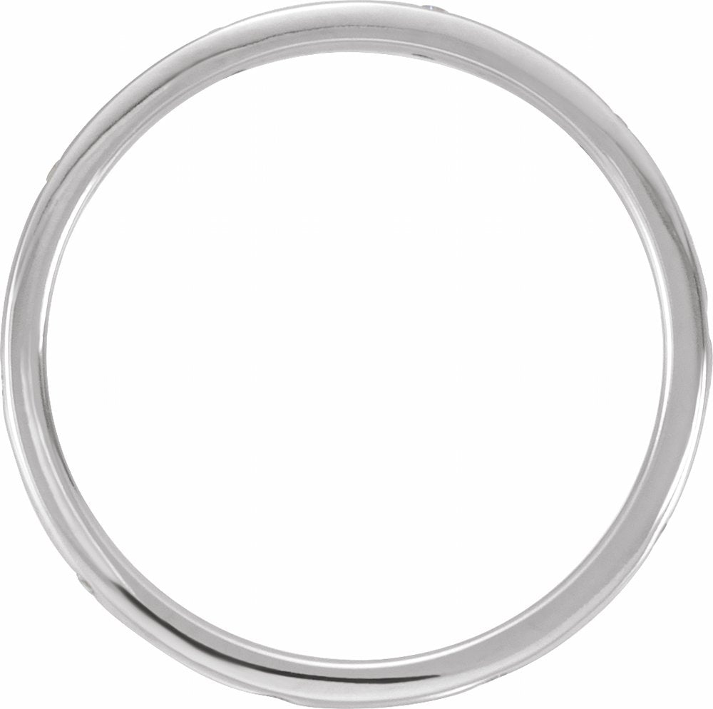 14K Yellow .04 CTW Natural Diamond Comfort-Fit Band Size 6.5