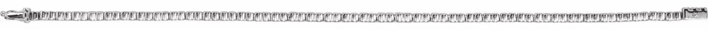14K White Gold 2 CTW Natural Diamond Line 7" Bracelet