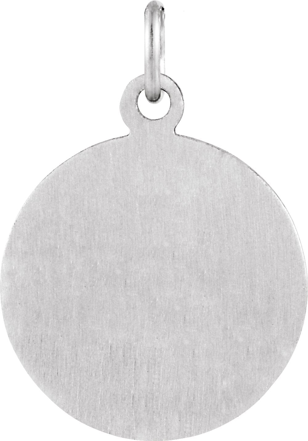 Sterling Silver 18 mm St. Luke Medal