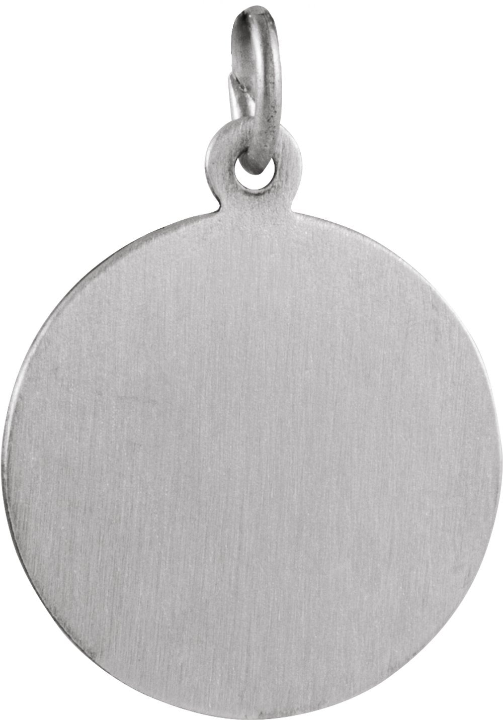 Sterling Silver 15 mm St. Lucy Medal