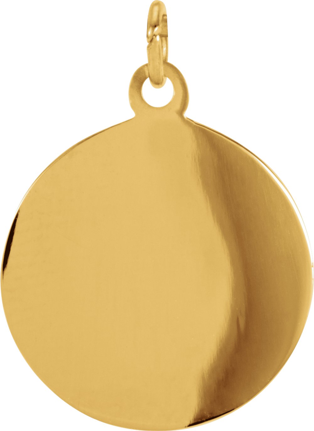 14K Yellow Gold 15 mm St. Anthony Medal