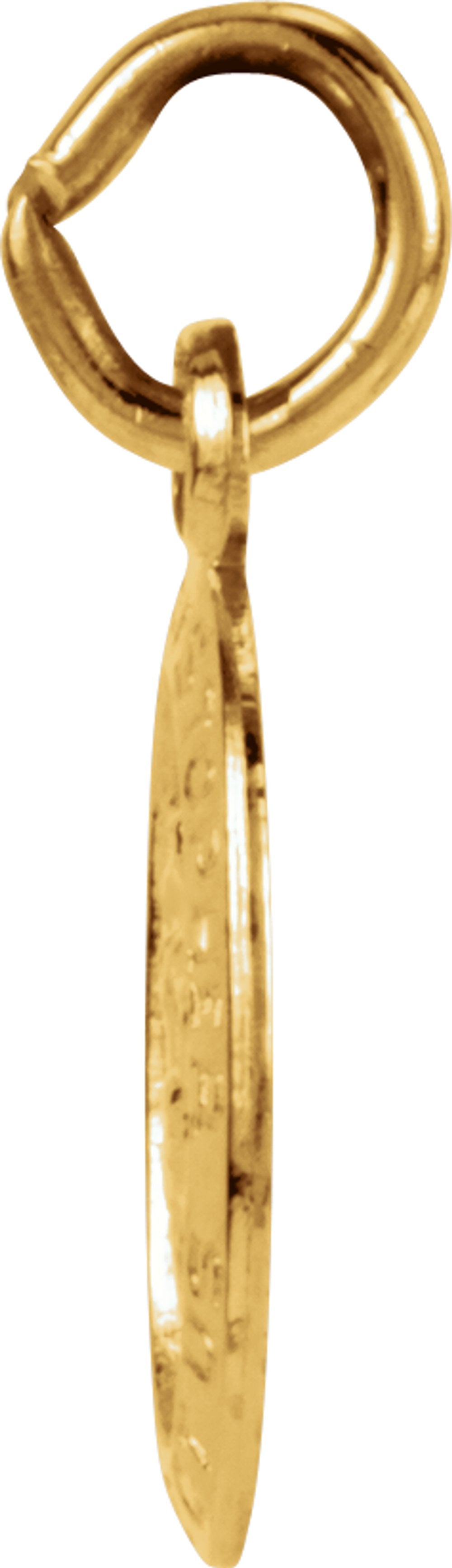 14K Yellow Gold 9x6 mm Oval St. Christopher Medal