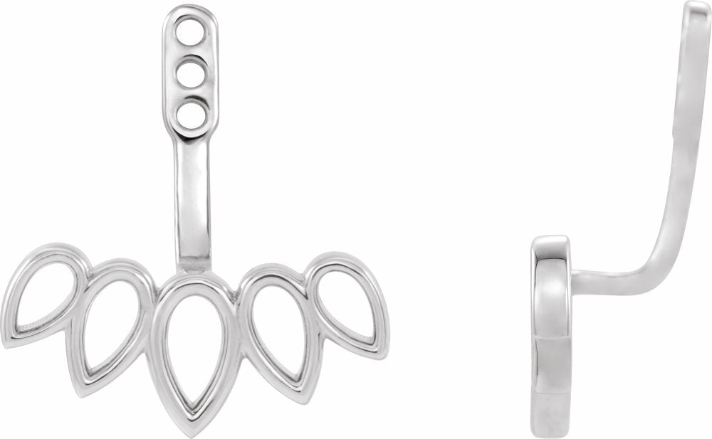 Sterling Silver Earring Jackets