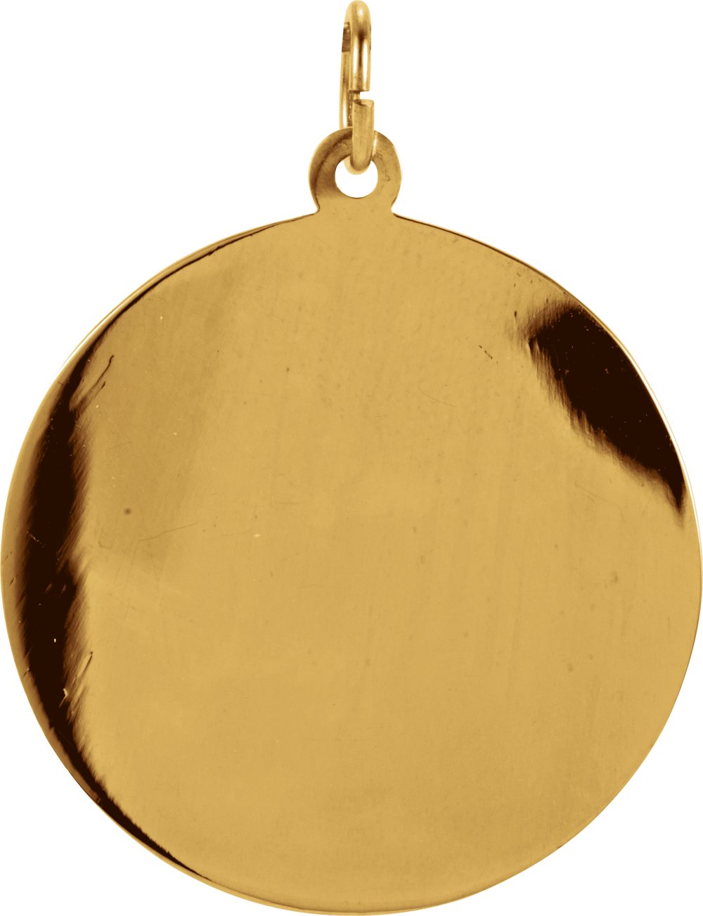 14K Yellow Gold 25 mm St. Anthony Medal