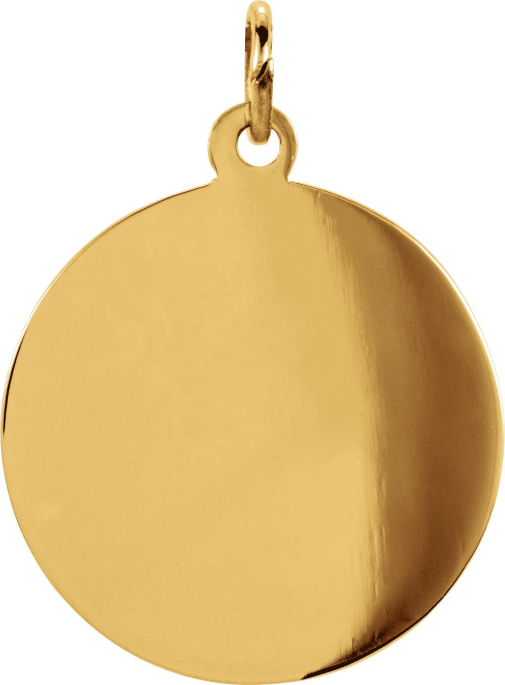 14K Yellow Gold 18 mm St. Anthony Medal