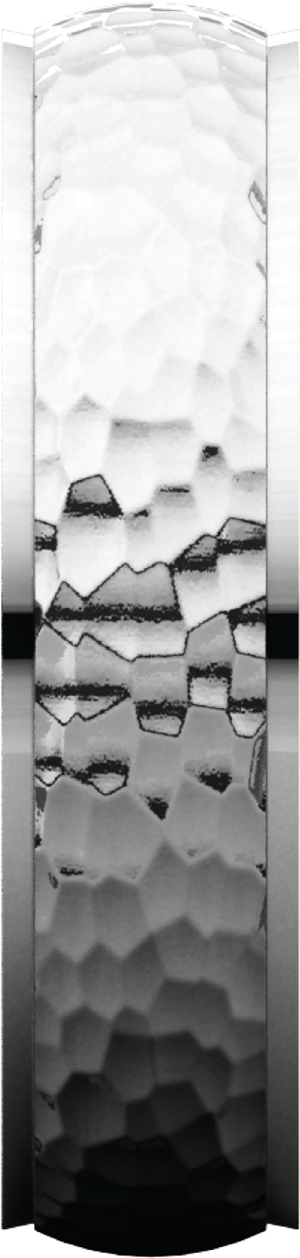 10K White 5 mm Stepped-Edge Comfort-Fit Half Round Band