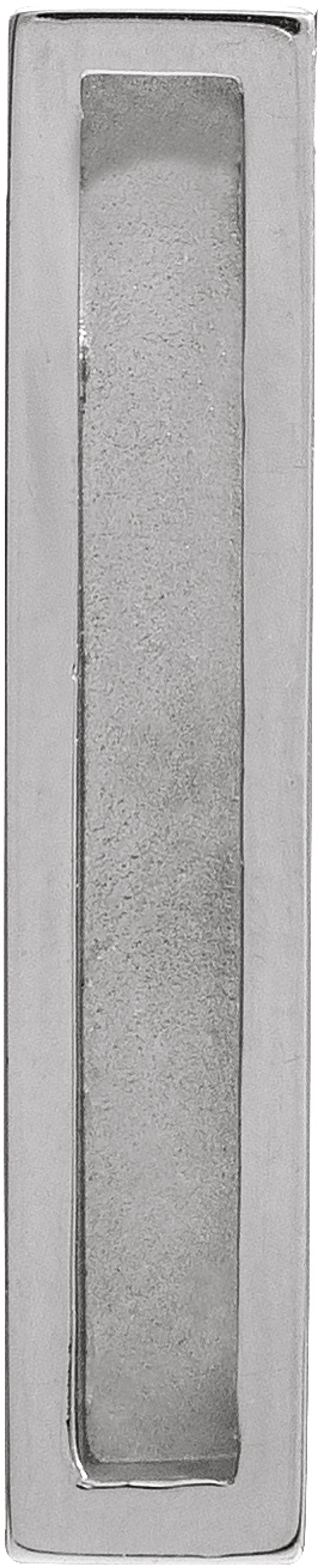 Platinum Engravable Sculptural Bar Pendant