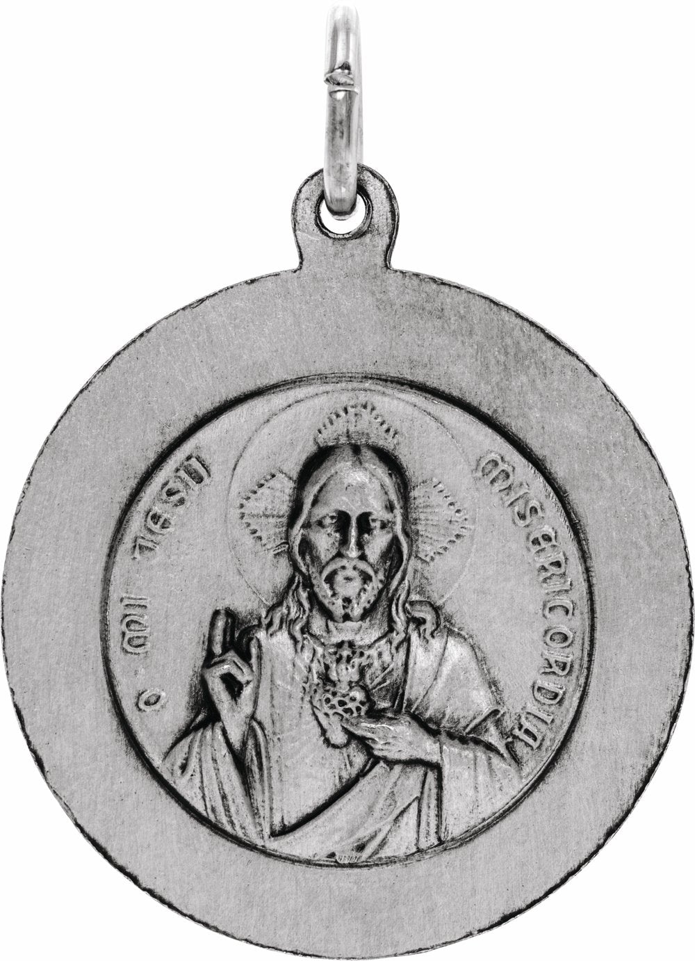 Sterling Silver 22 mm Scapular Medal