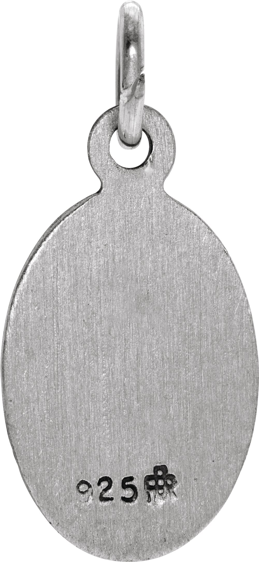 Sterling Silver 12x9 mm St. Christopher Medal