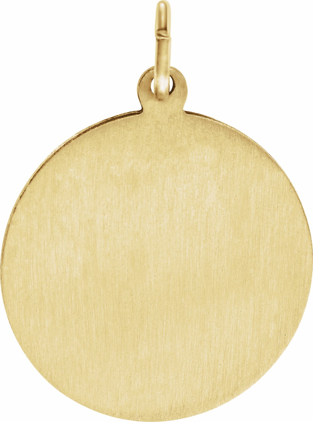 14K Yellow 22 mm Round St. Jude Thaddeus Medal