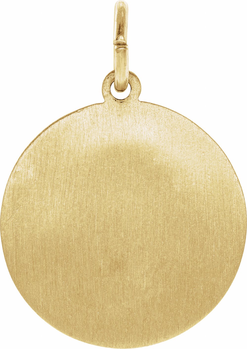 14K Yellow 18 mm Round St. Joseph Medal