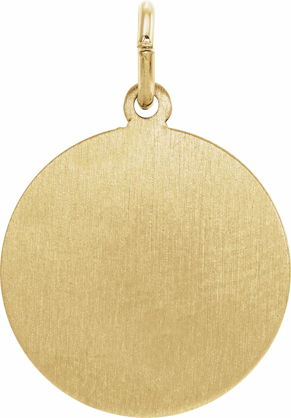 14K Yellow 18 mm St. James Medal