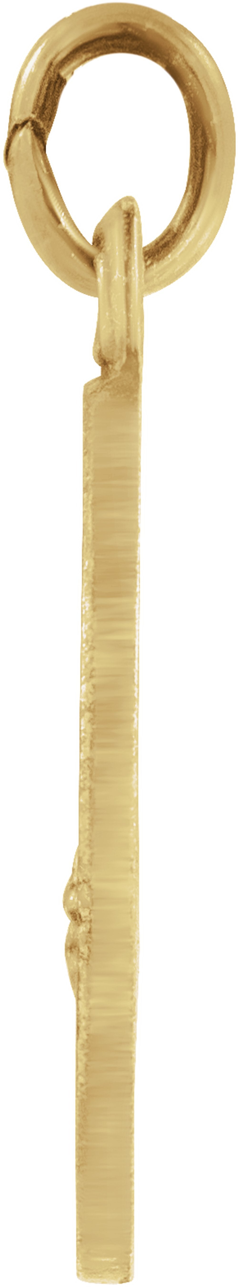 14K Yellow 15 mm Round St. Florian Medal