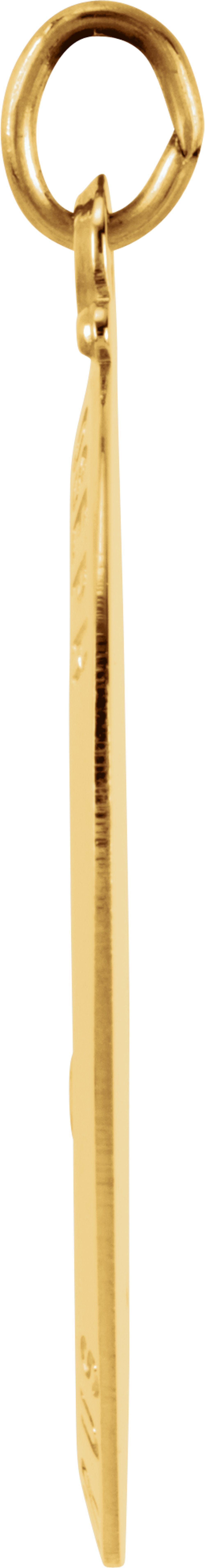 14K Yellow 25x18 mm St. Joseph Medal