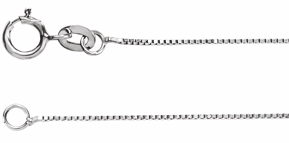 Sterling Silver .55 mm Box 16" Chain