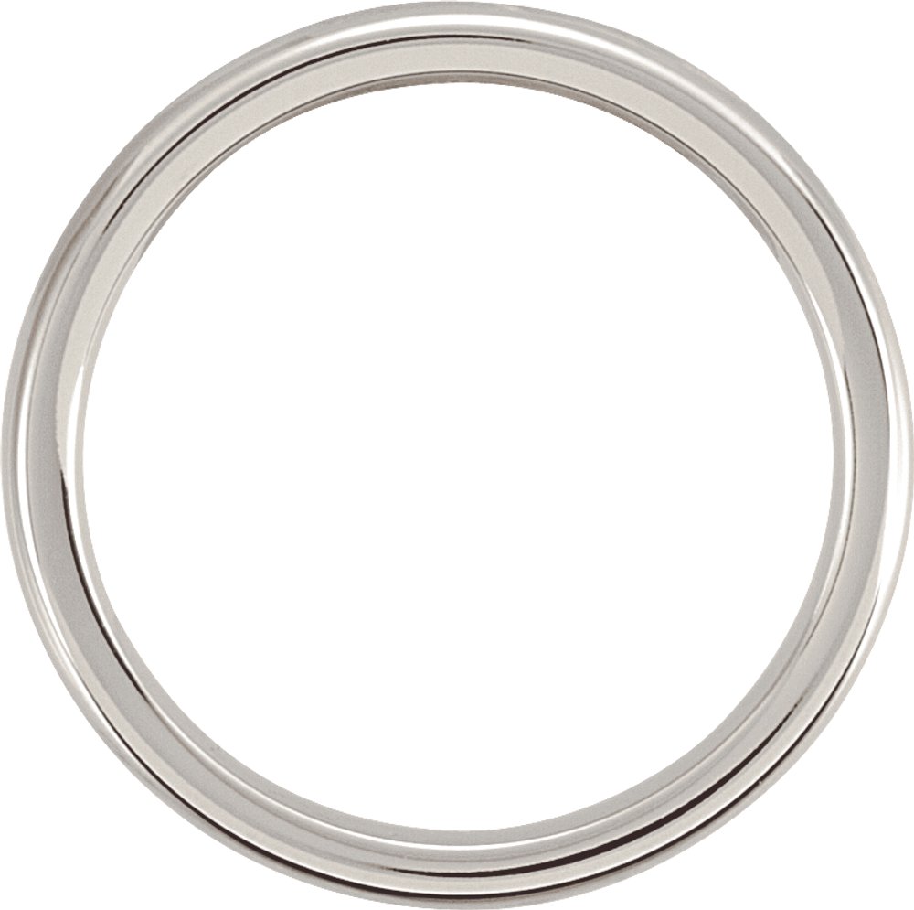 Cobalt 4 mm Comfort-Fit Half Round Band Size 7