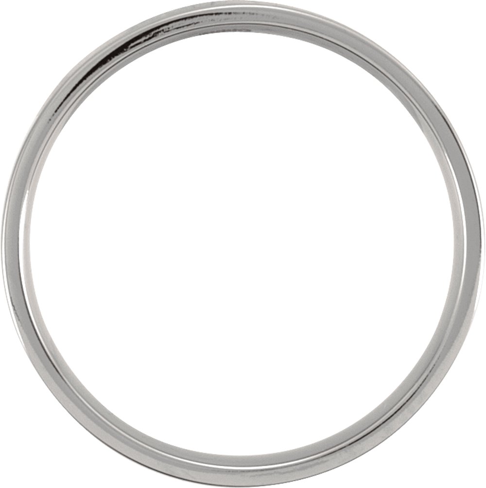 Titanium 4 mm Comfort-Fit Flat Band Size 7