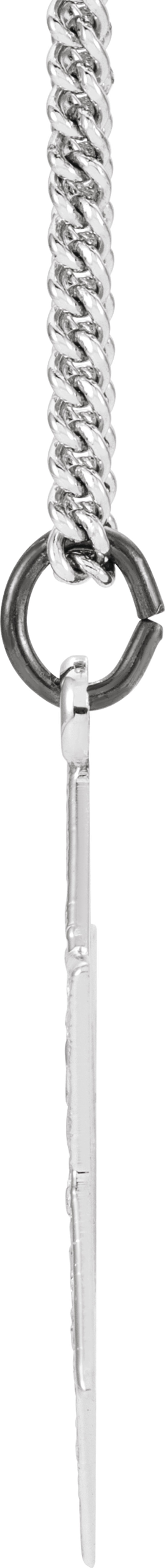 Sterling Silver 29x26 mm Star of David 24" Necklace